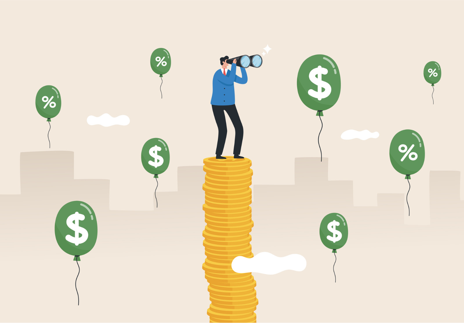 Finding a solution to inflation or raising interest rates by the Fed or the government