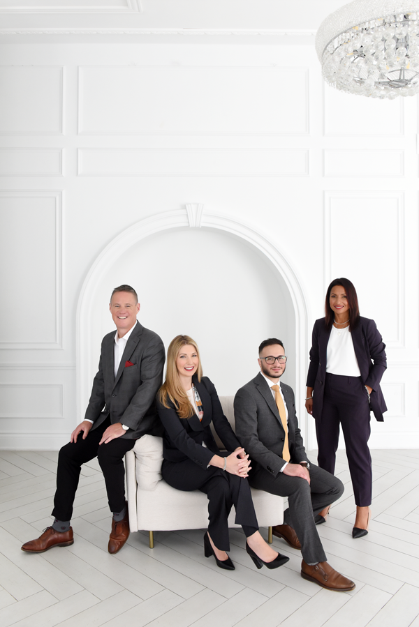 Sean P. Durkin, Senior Wealth Advisor & Portfolio Manager / Amy Dietz-Graham, Senior Wealth Advisor & Portfolio Manager, Jalal Midani, Associate / Simone Dinally, Senior Wealth Associate.